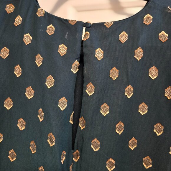 Calvin Klein Illusion-Sleeve A-Line Dress NWT size 16 - Picture 6 of 12